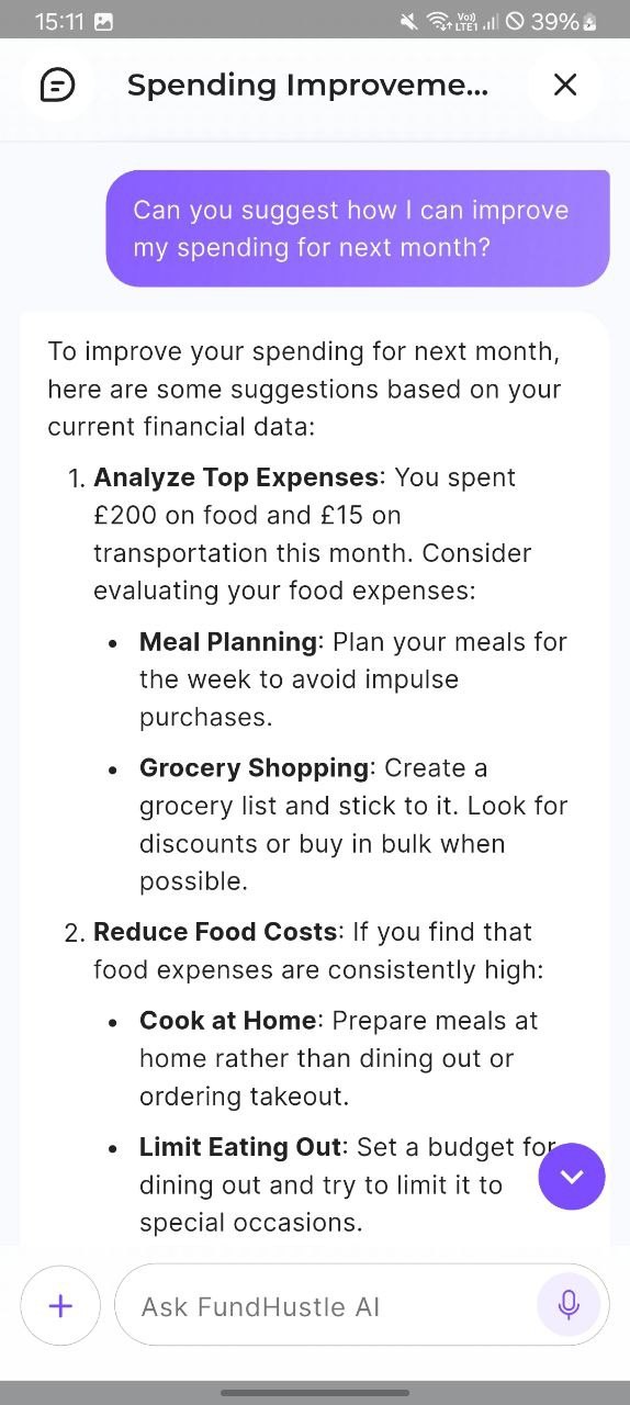 FundHustle AI App Preview